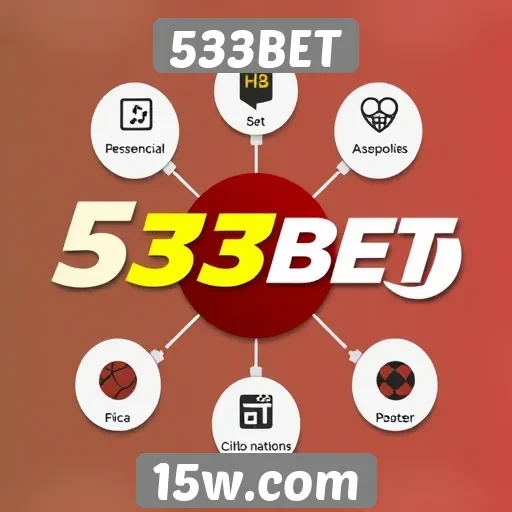 Funcionalidades destacadas do site 533BET